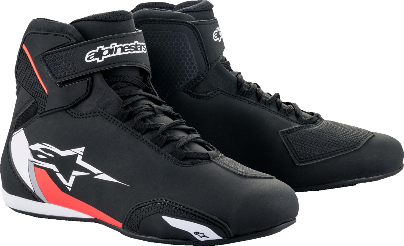 Zapatos ALPINESTARS Sektor - Negro/Blanco/Rojo - US 9.5 251551812320