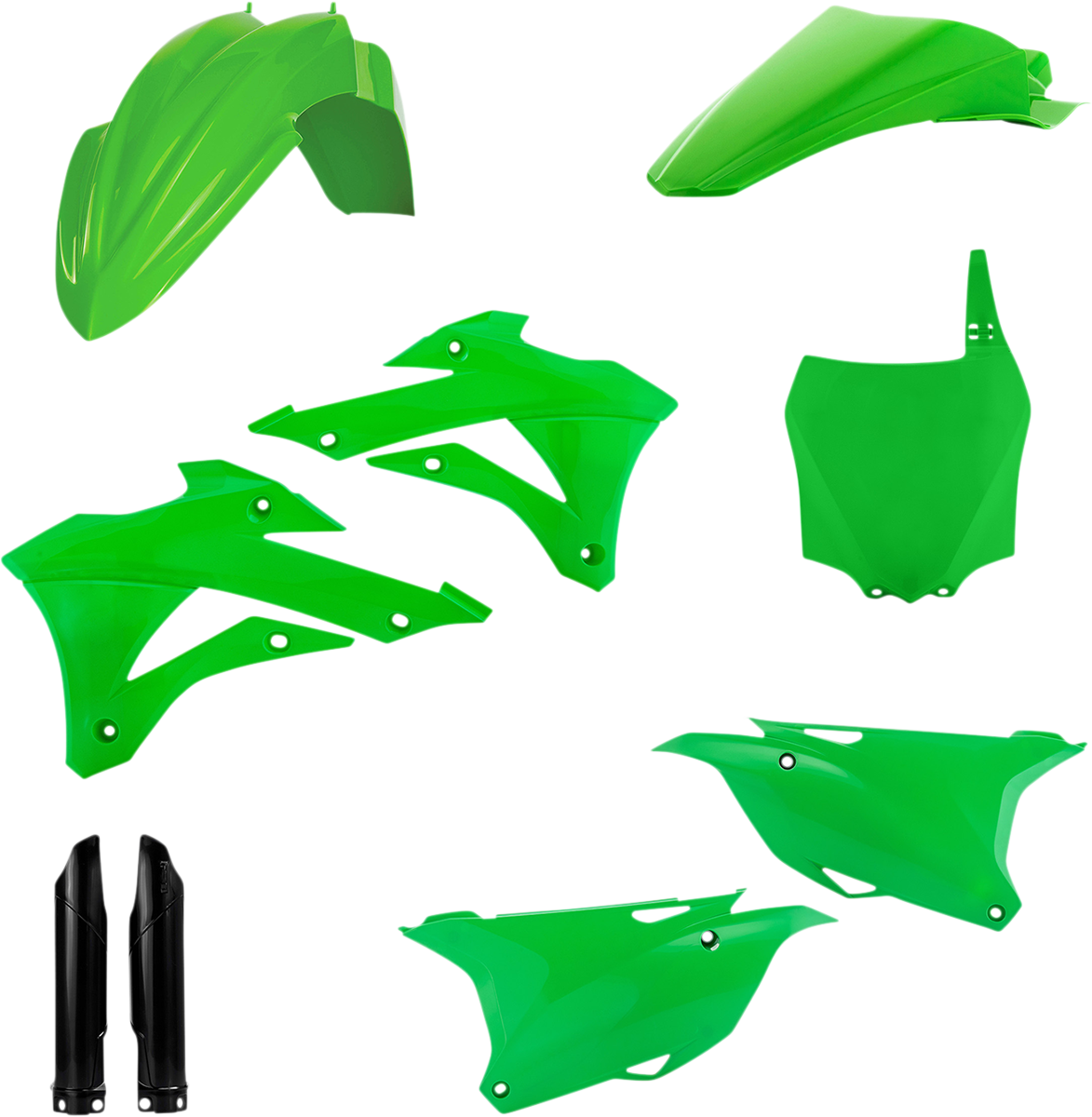 ACERBIS Full Replacement Body Kit - OEM Green/Black 2374117118