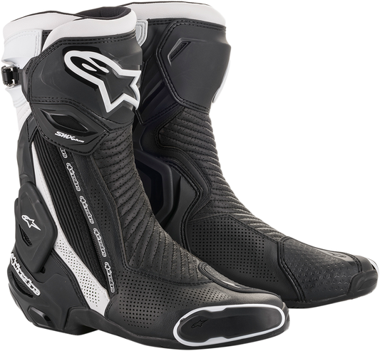 ALPINESTARS SMX+ Vented Boots - Black/White - US 12.5 / EU 48 2221119-12-48