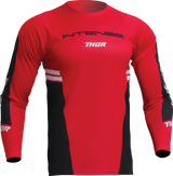 THOR Intense Assist Berm Long-Sleeve Jersey - Red/Black - XL 5020-0232