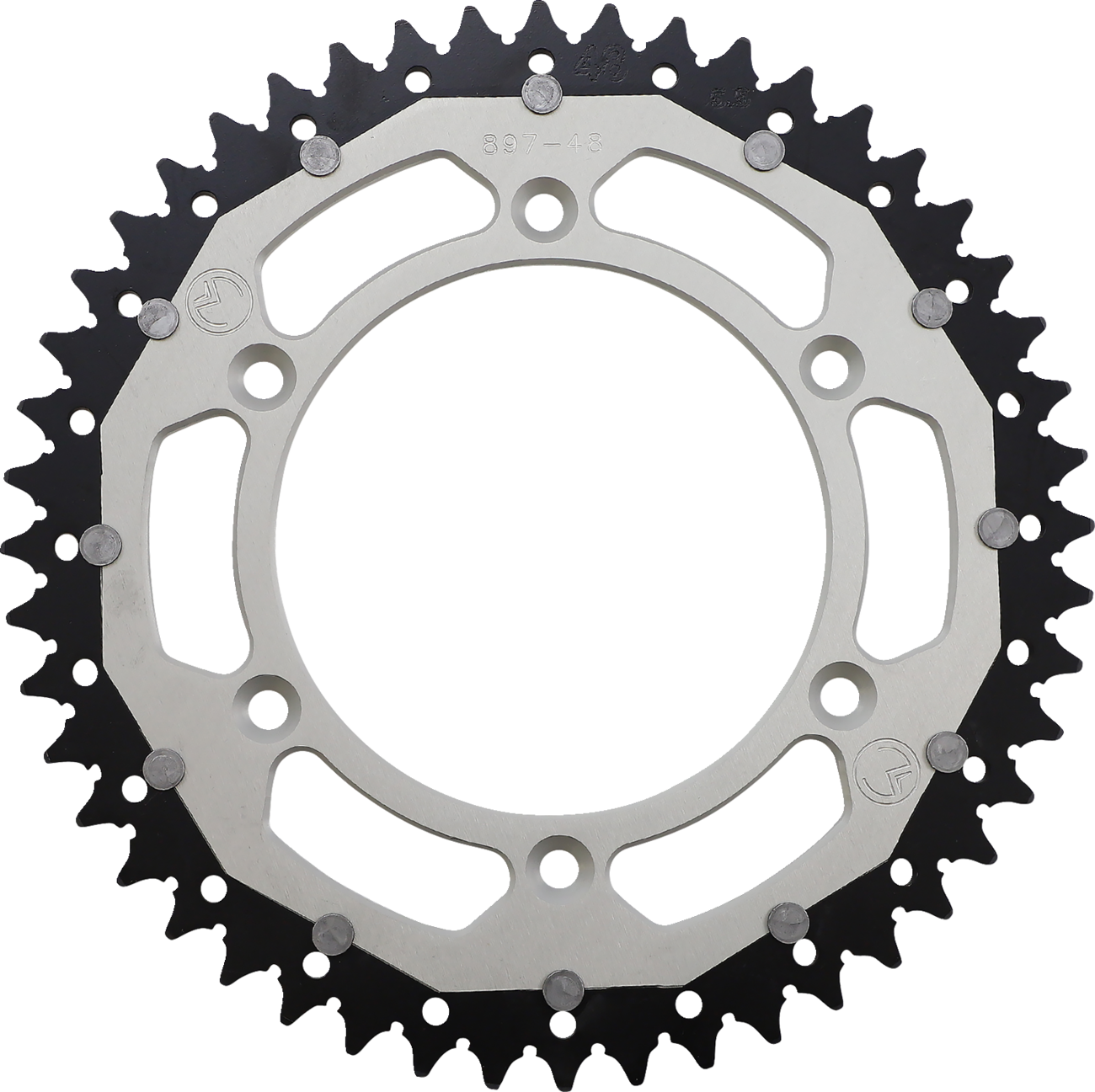 MOOSE RACING Dual Sprocket - Silver - 48 Tooth 1210-897-48-11X