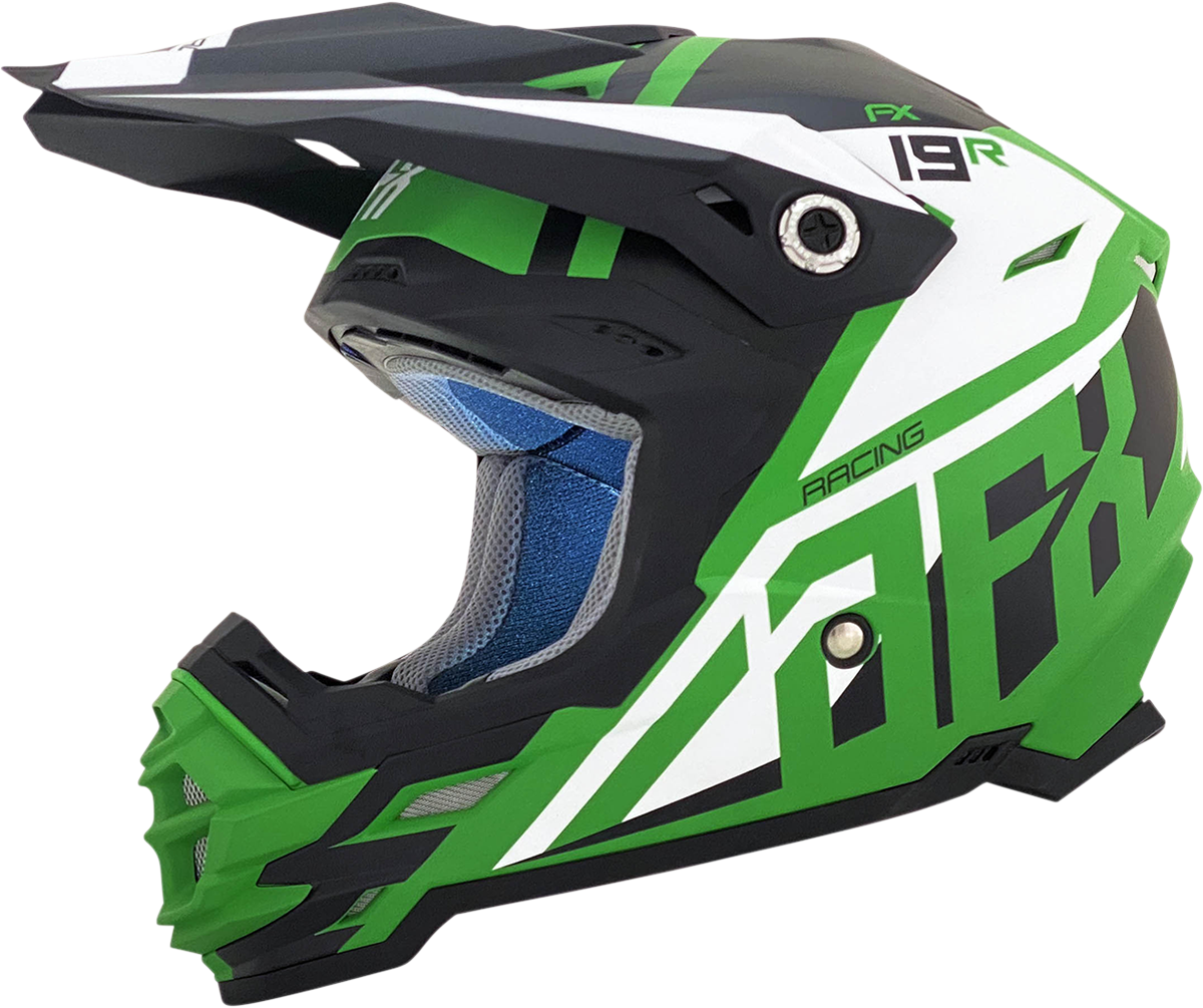 Casco AFX FX-19R - Racing - Verde mate - Grande 0110-7080 