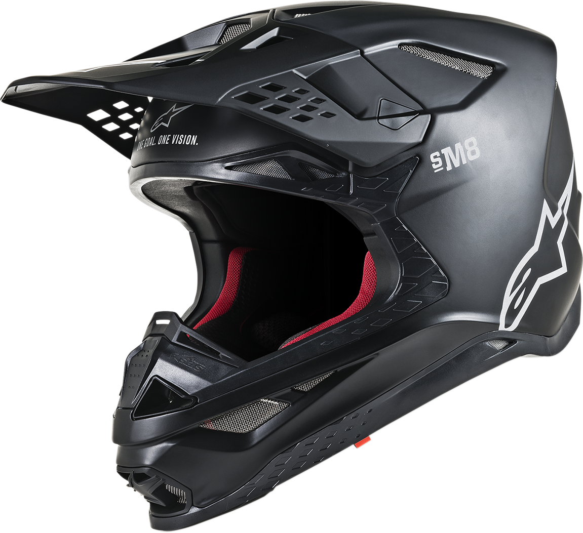 ALPINESTARS Supertech M8 Helmet - MIPS - Matte Black - Small 8300719-110-SM