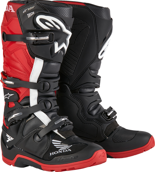 ALPINESTARS Tech 7 Enduro Drystar® Boots - Black/Red - US 8 2012723-1303-8