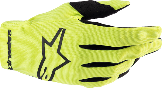 Guantes de radar para jóvenes ALPINESTARS - Amarillo fluo/Negro - Grande 3541824-551-L