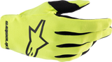 ALPINESTARS Youth Radar Gloves - Fluo Yellow/Black - Medium 3541824-551-M