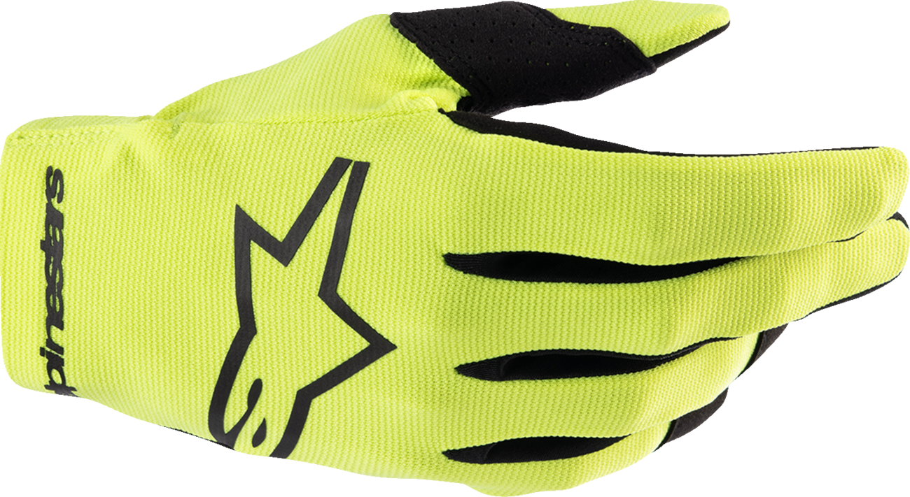 Guantes de radar para jóvenes ALPINESTARS - Amarillo fluo/Negro - XS 3541824-551-XS