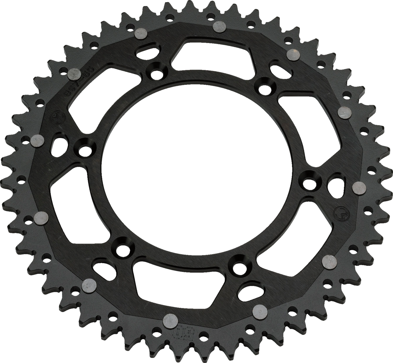 MOOSE RACING Dual Sprocket - Black - 50 Tooth 1210-897-50-10X