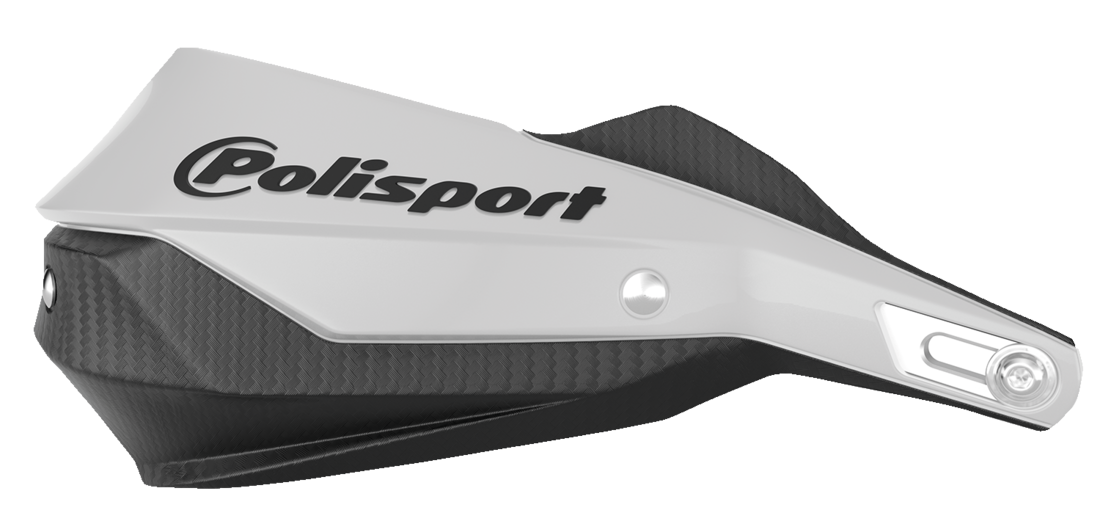 POLISPORT Handguards - Trail Blazer - White/Black 8308800001