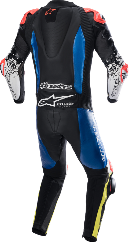 ALPINESTARS GP Tech Suit v4 - Black/Blue/Yellow Fluorescent - US 44 / EU 54 3156822-1075-54