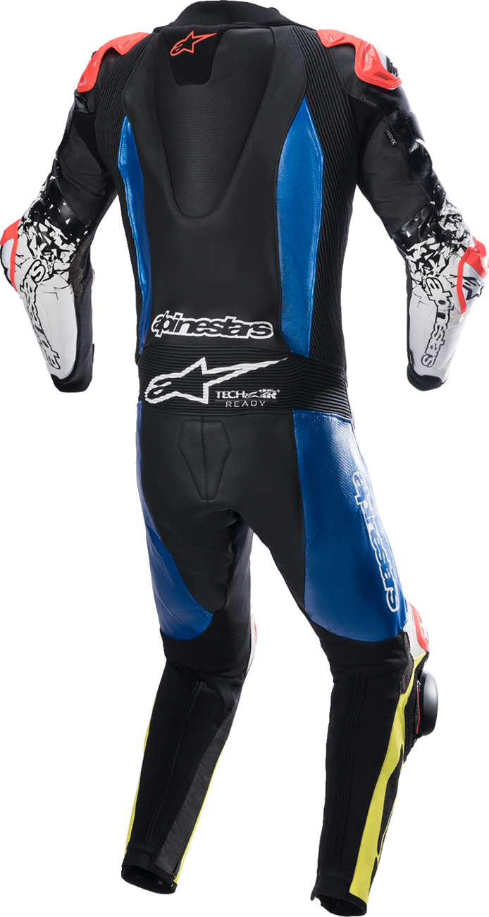 ALPINESTARS GP Tech Suit v4 - Black/Blue/Yellow Fluorescent - US 38 / EU 48 3156822-1075-48