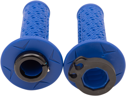 MOOSE RACING Grips - Lock-On - Blue/Black B36MRU-B