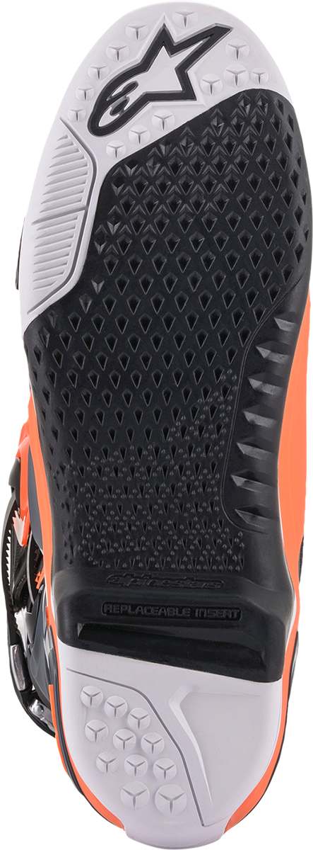 Botas ALPINESTARS Tech 10 - Naranja fluorescente/Gris frío - US 8 2010020-9040-8 
