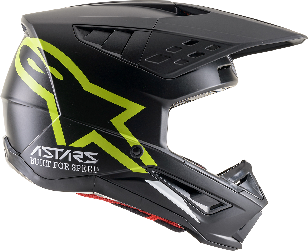 ALPINESTARS SM5 Helmet - Compass - Matte Black/Yellow Fluo - 2XL 8303321-1559-2X