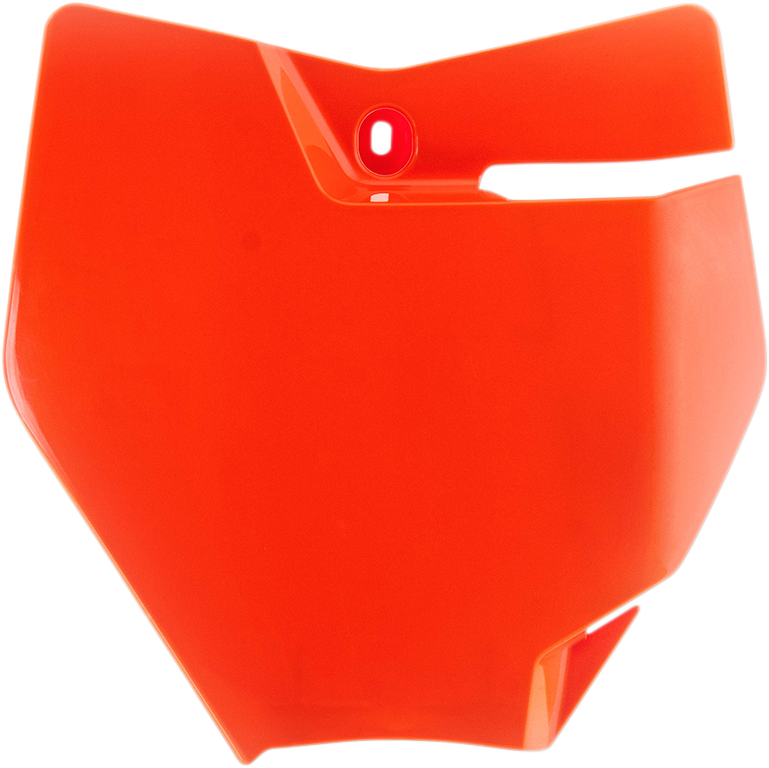 ACERBIS Front Number Plate - '16 Orange 2449405226