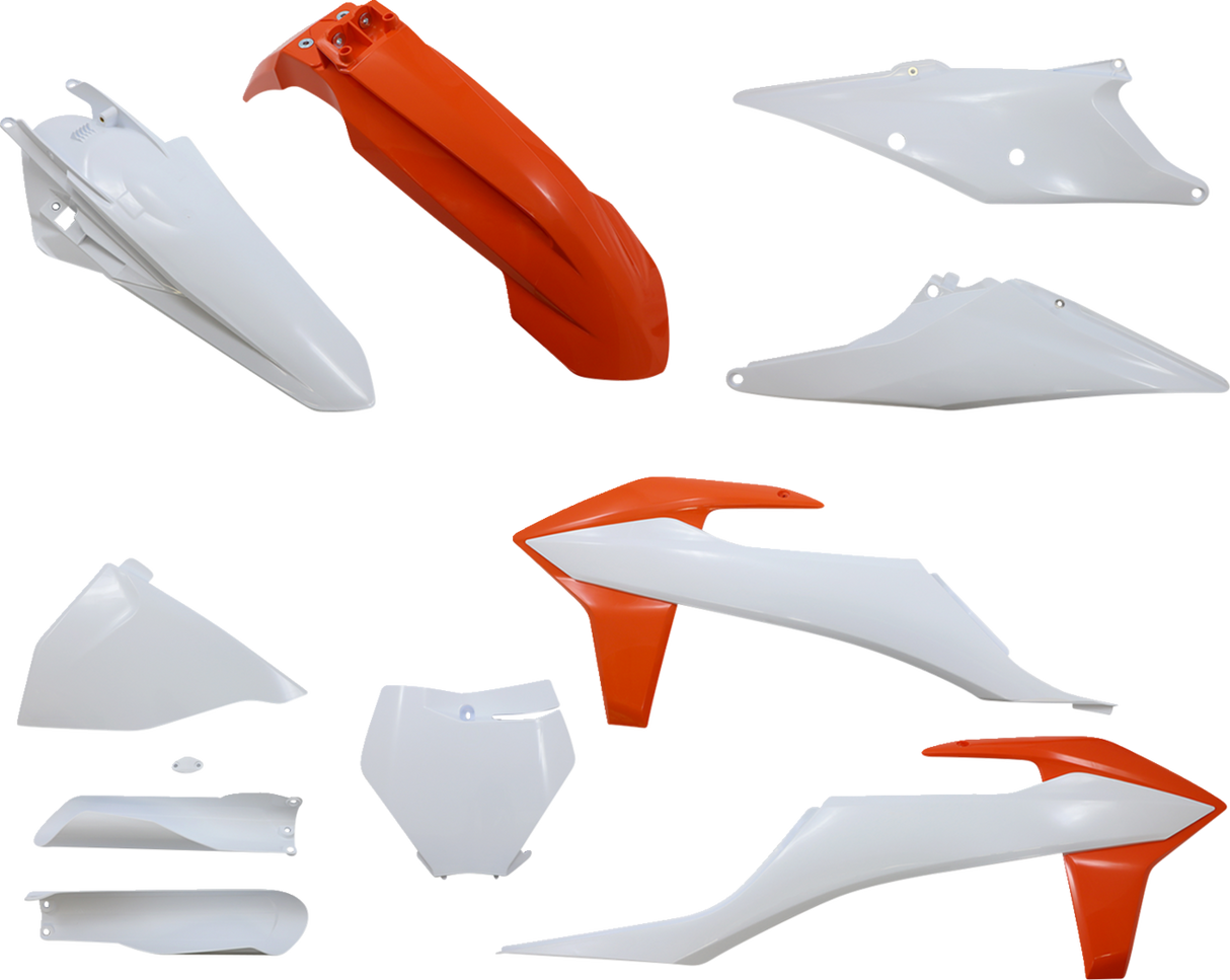 ACERBIS Full Replacement Body Kit - OEM White/Orange 2726497428