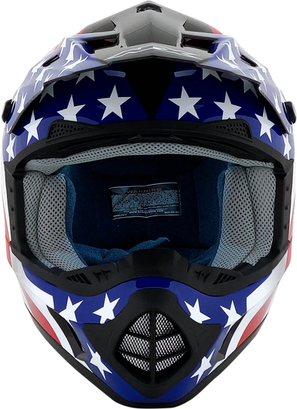 AFX FX-17 Helmet - Flag - Black - 2XL 0110-2373