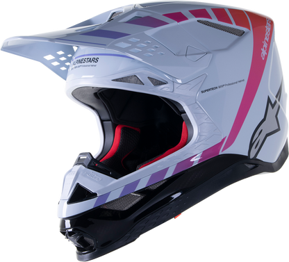 ALPINESTARS Supertech M10 Helmet - Daytona - MIPS® - Haze Gray/Orange Fluo/Rhodamine - XL 8302423-9243-XL