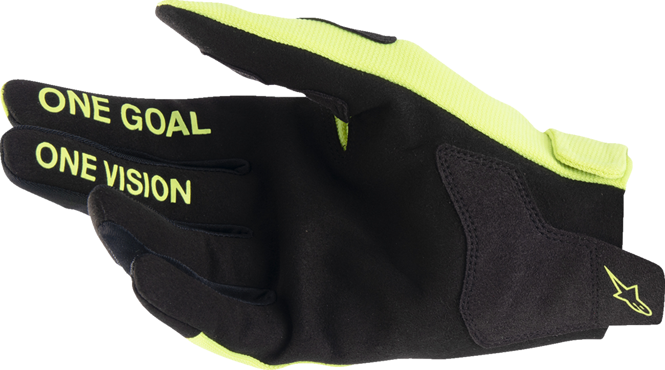 Guantes de radar para jóvenes ALPINESTARS - Amarillo fluo/Negro - XS 3541824-551-XS