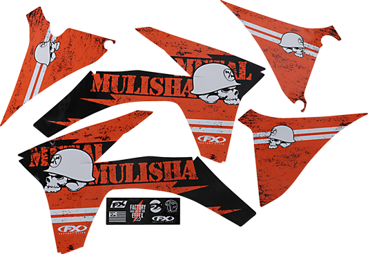 Kit de gráficos FACTORY EFFEX Metal Mulisha - KTM 23-11526 