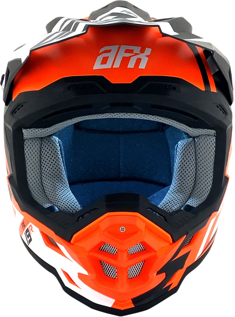 AFX FX-19R Helmet - Racing - Matte Orange - Large 0110-7085