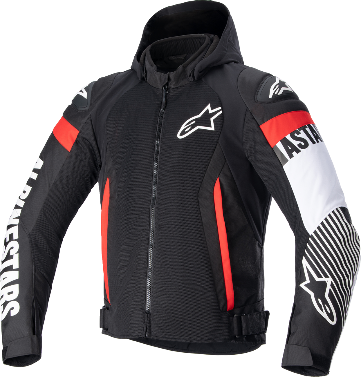 ALPINESTARS Zaca Air Jacket - Black/White/Red - Small 3306423-1231-S