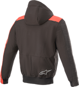 ALPINESTARS Rhod Windstopper Hoodie - Black/Gray/Red - 4XL 4200420-1123-4X