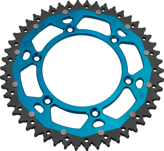 MOOSE RACING Dual Sprocket - Blue - 50 Tooth 1210-251-50-12X