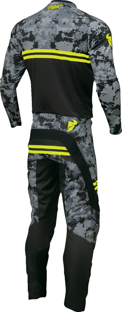 THOR Sector DIGI Jersey - Black/Camo - Large 2910-7568