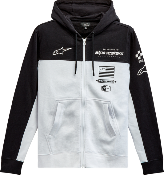 Sudadera con capucha ALPINESTARS H Block - Negro/Blanco - Grande 1213510701020L 