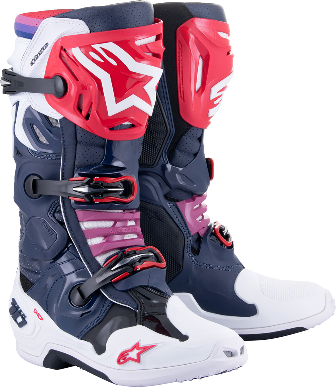 Botas superventiladas ALPINESTARS Tech 10 - Arco iris - EE. UU. 11 2010520-7062-11