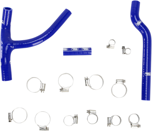 MOOSE RACING Race Fit Radiator Hose Kit - Blue - Yamaha MBU-YAM-40-BL