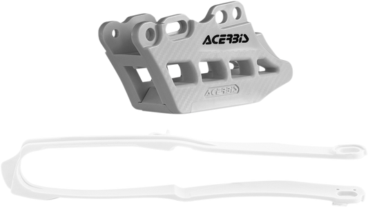 Kit deslizante y guía de cadena ACERBIS - Honda CRF250R/CRF450R/RX - Blanco 2666240002