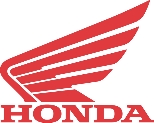Calcomanías con logotipo de FACTORY EFFEX - Honda Wing - Rojo - Paquete de 3 04-2678 