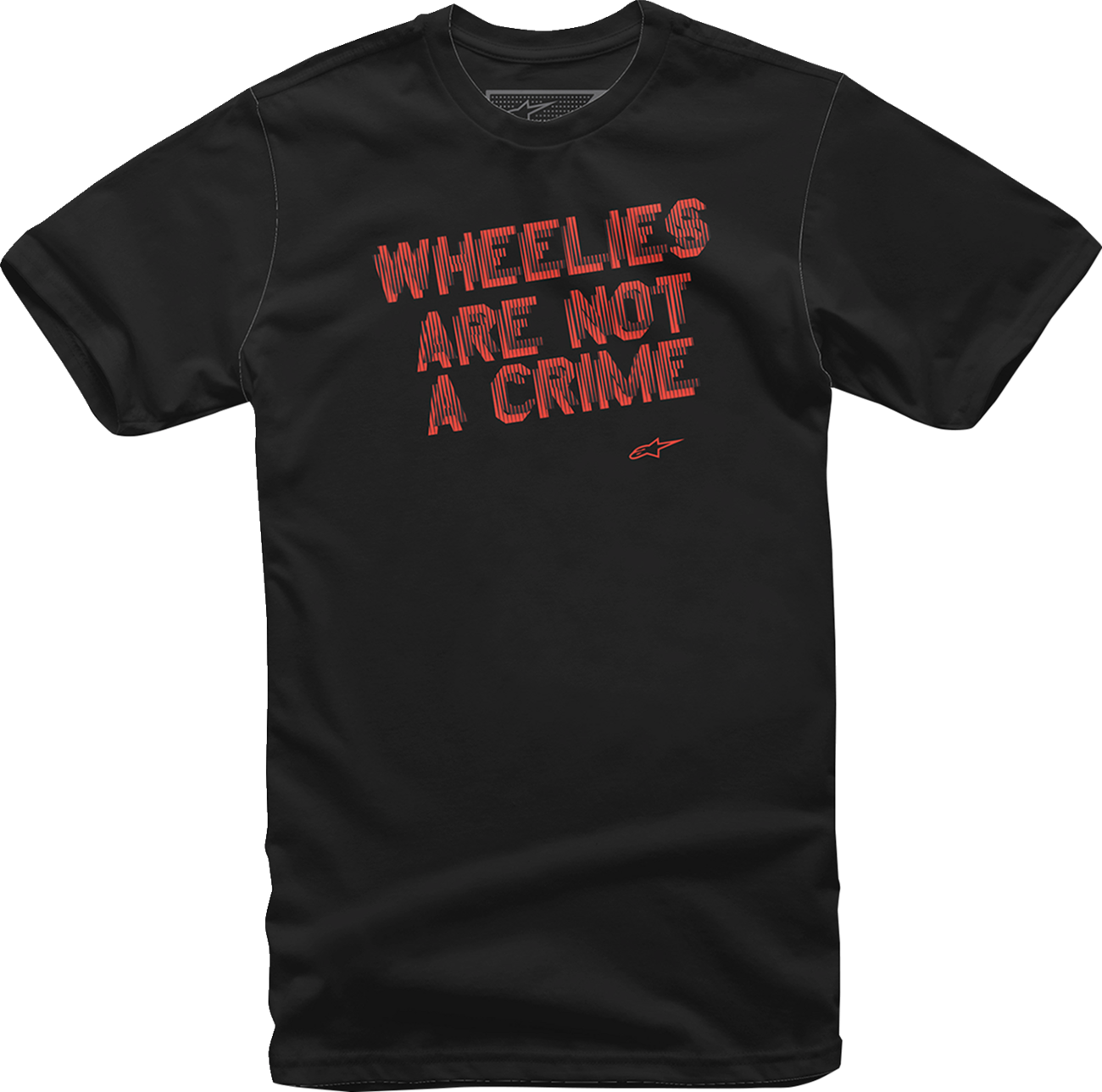 ALPINESTARS Wheelies T-Shirt - Black - XL 1232-72248-10XL