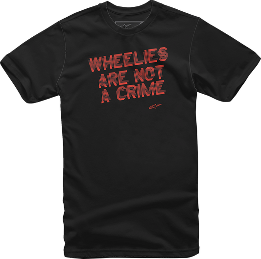 ALPINESTARS Wheelies T-Shirt - Black - XL 1232-72248-10XL