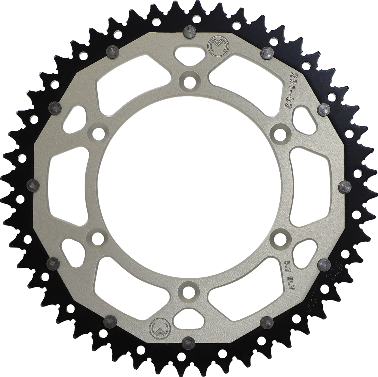 MOOSE RACING Dual Sprocket - Silver - 52 Tooth 1210-251-52-11X