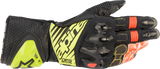 Guantes ALPINESTARS GP Tech V2 S - Negro/Amarillo Fluo/Blanco/Rojo Fluo - 3XL 3556422-1503-3X