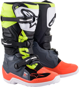 Botas ALPINESTARS Tech 7S - Negro/Gris/Rojo/Blanco/Amarillo - US 3 2015017-9058-3 