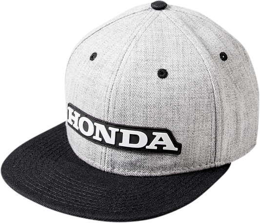 FACTORY EFFEX Honda Bold Snapback Hat - Gray/Black 24-86300