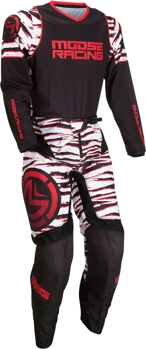 MOOSE RACING Qualifier Pants - Black/Red - 54 2901-10063