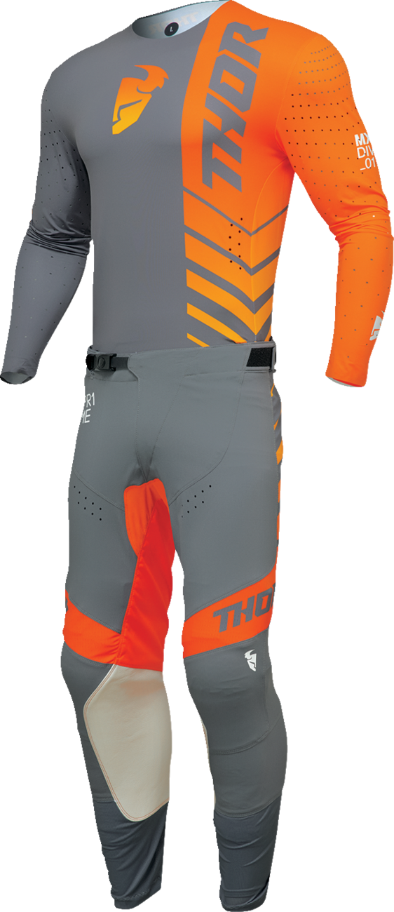 THOR Prime Analog Jersey - Charcoal/Orange - Medium 2910-7690