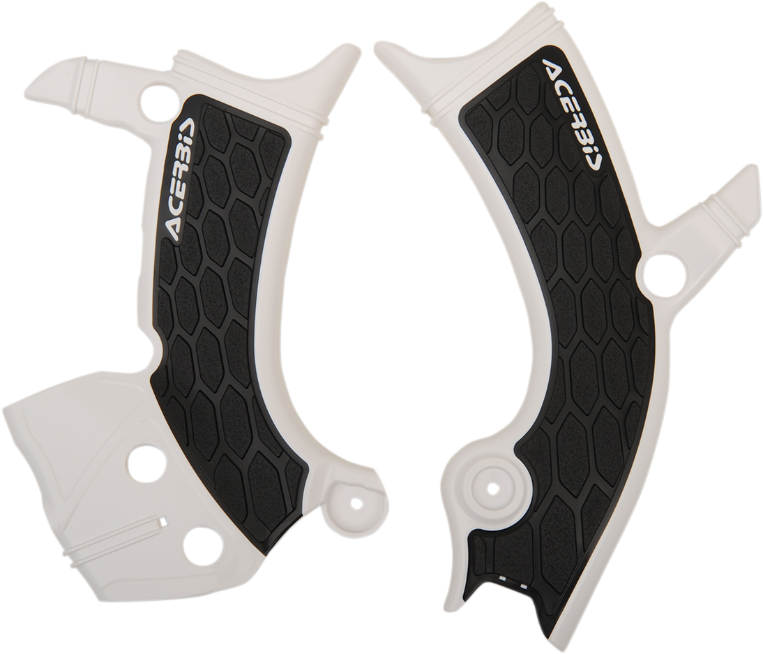 ACERBIS X-Grip Frame Guards - White/Black 2689411035