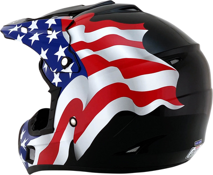 AFX FX-17 Helmet - Flag - Black - 3XL 0110-7631