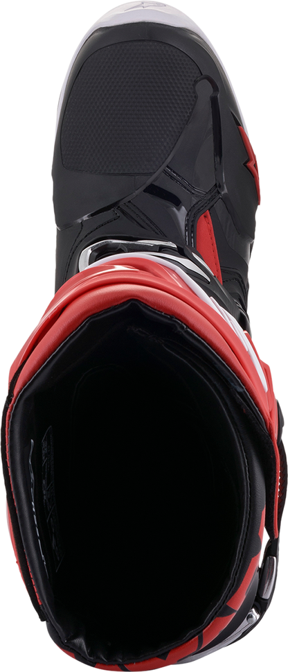 Botas ALPINESTARS Tech 10 - Negro/Rojo - US 8 2010020-31-8 