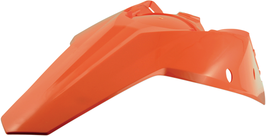 ACERBIS Rear Fender - Orange NO TAILLIGHT TABS 2082000237