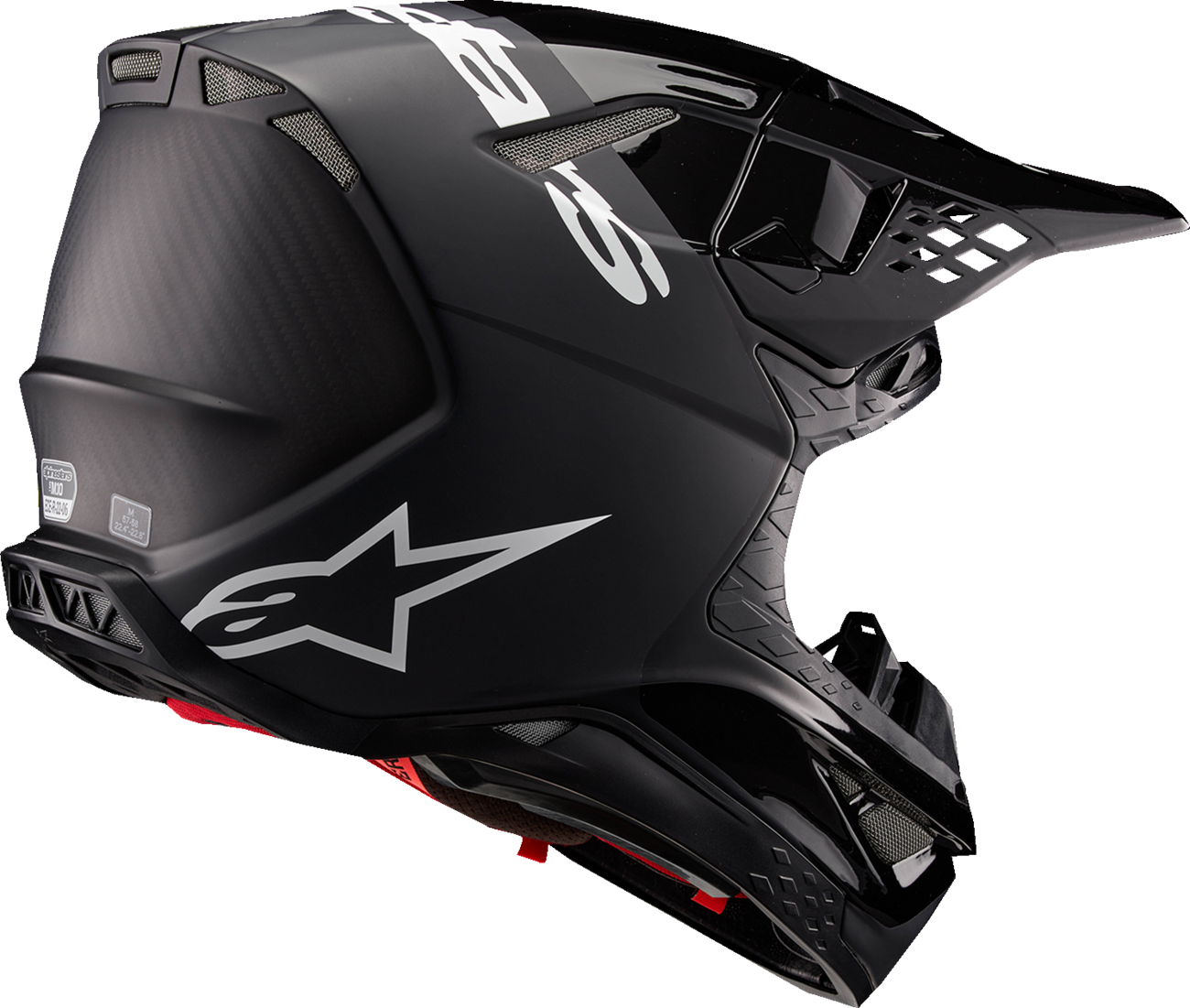 ALPINESTARS Supertech M10 Helmet - Flood - MIPS® - Black/Dark Gray - Large 8301023-1310-L