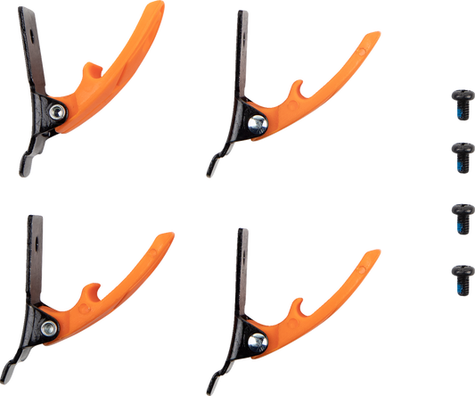 MOOSE RACING Qualifier Boot Buckle Kit - Orange 3430-1009