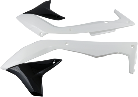 ACERBIS Radiator Shrouds - White/Black 2449691035