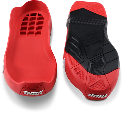 THOR Radial Boots Replacement Outsoles - Black/Red - Size 7-8 3430-0907